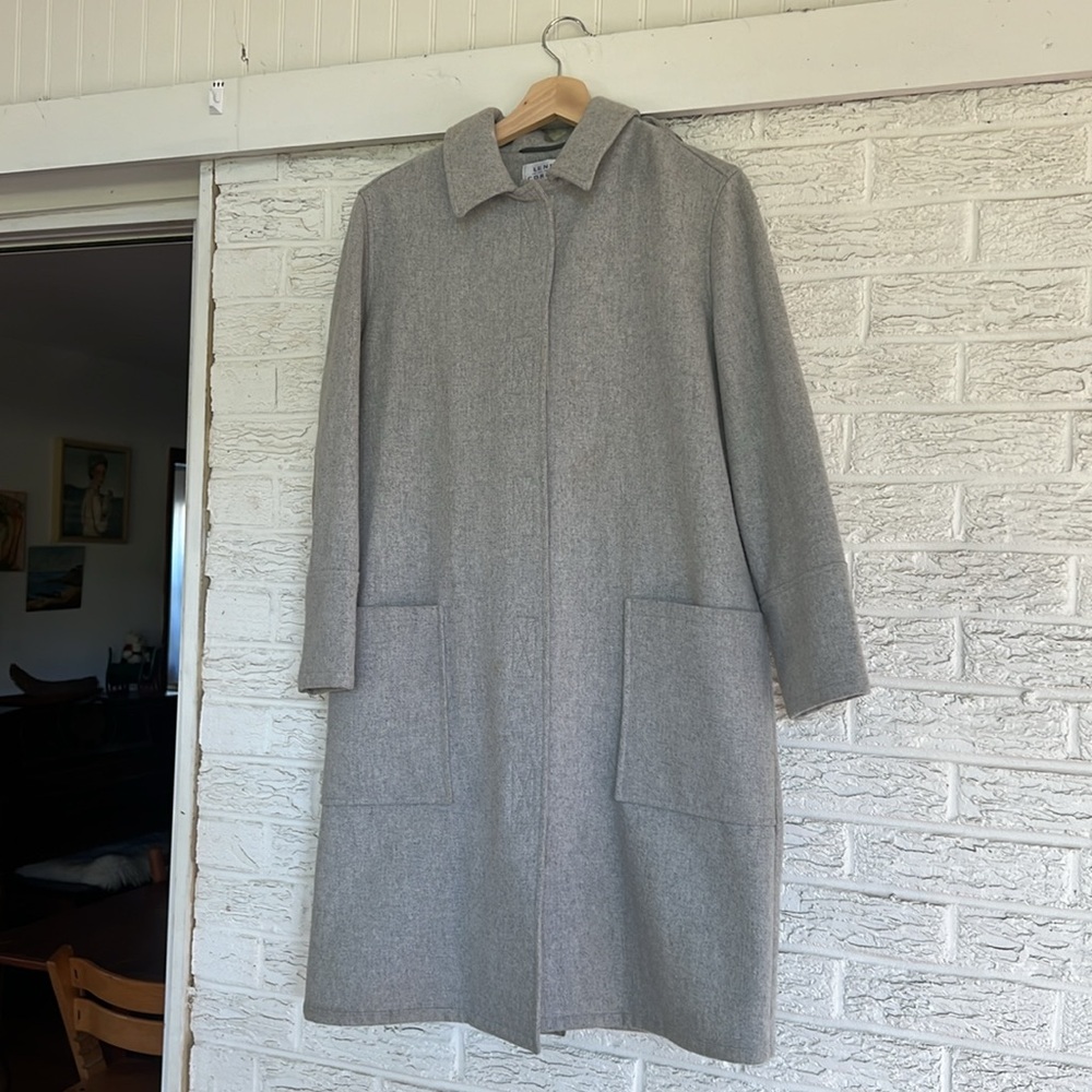 Lener Cordier French Wool trench coat small